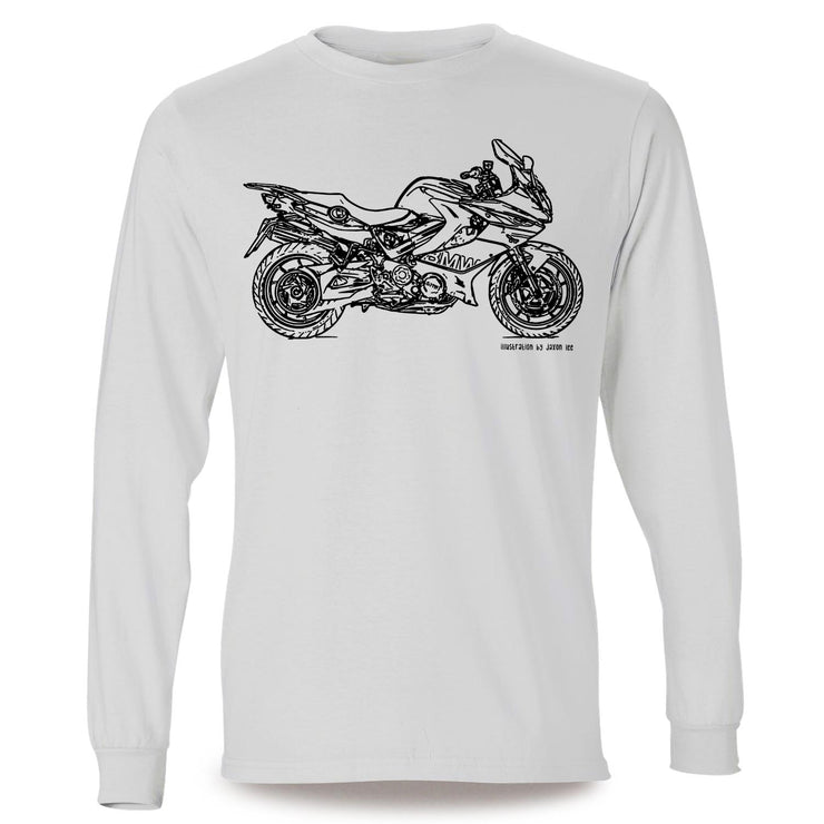 JL Illustration For A BMW F800GT Motorbike Fan LS-Tshirt