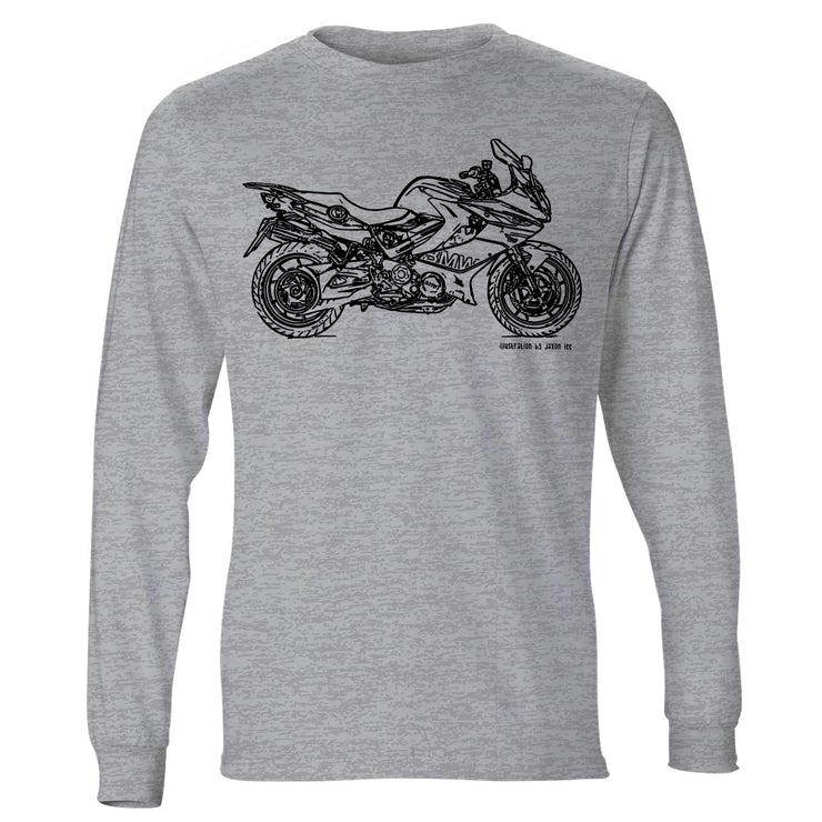 JL Illustration For A BMW F800GT Motorbike Fan LS-Tshirt