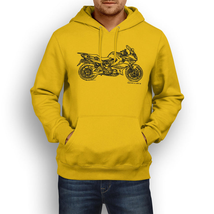 JL Illustration For A BMW F800GT Motorbike Fan Hoodie