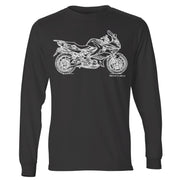 JL Illustration For A BMW F800GT Motorbike Fan LS-Tshirt