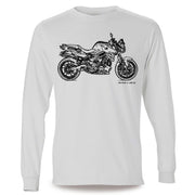 JL Illustration For A BMW F800R Motorbike Fan LS-Tshirt