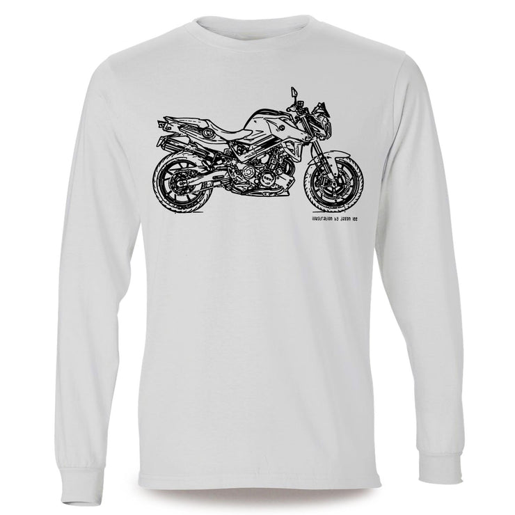 JL Illustration For A BMW F800R Motorbike Fan LS-Tshirt