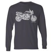 JL Illustration For A BMW F800R Motorbike Fan LS-Tshirt