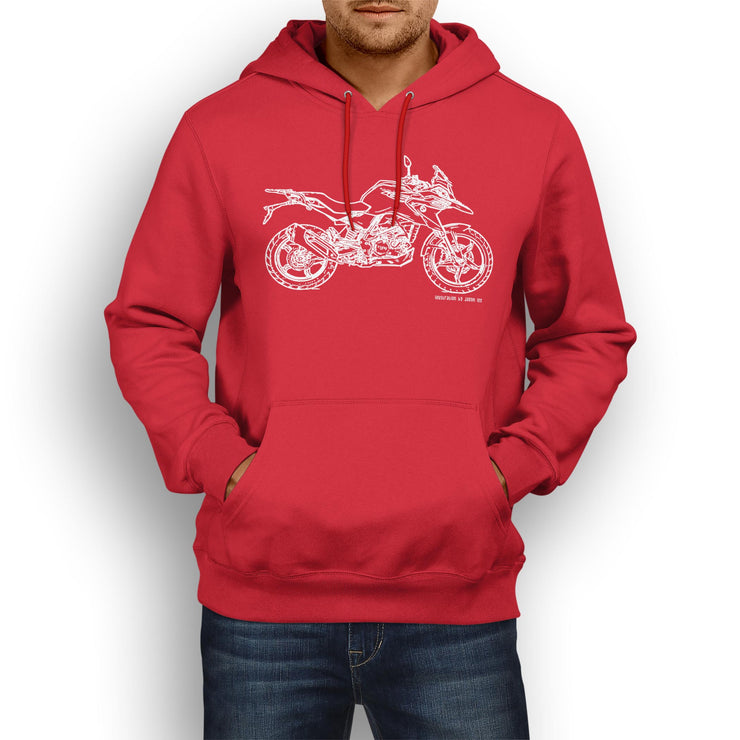 JL Illustration For A BMW G310GS Motorbike Fan Hoodie