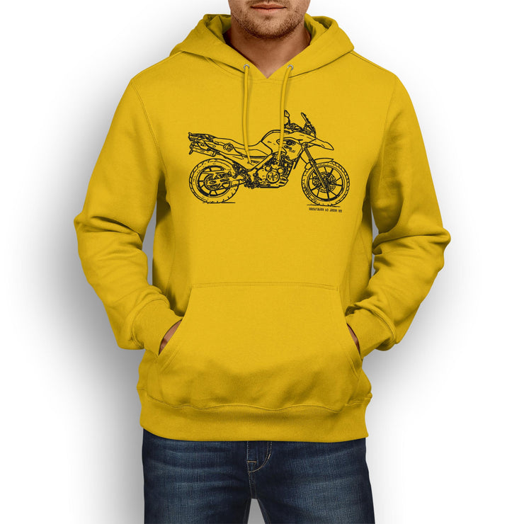 JL Illustration For A BMW G650GS Motorbike Fan Hoodie