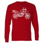 JL Illustration For A BMW G650GS Motorbike Fan LS-Tshirt