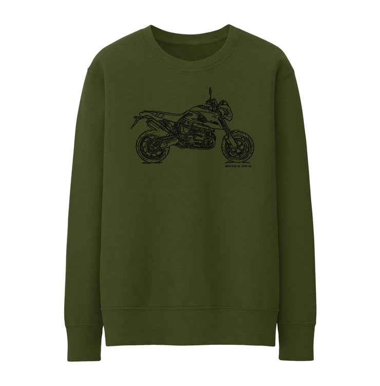 JL Illustration For A BMW HP2 Megamoto Motorbike Fan Jumper