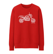 JL Illustration For A BMW HP2 Megamoto Motorbike Fan Jumper