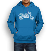 JL Illustration For A BMW HP2 Megamoto Motorbike Fan Hoodie