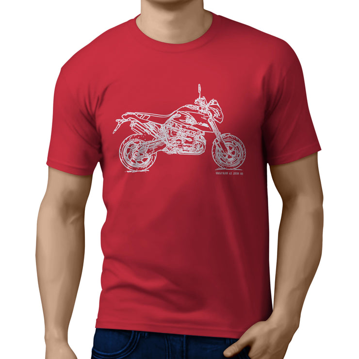 JL Illustration For A BMW HP2 Megamoto Motorbike Fan T-shirt
