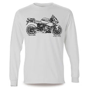 JL Illustration For A BMW HP2 Sport Motorbike Fan LS-Tshirt