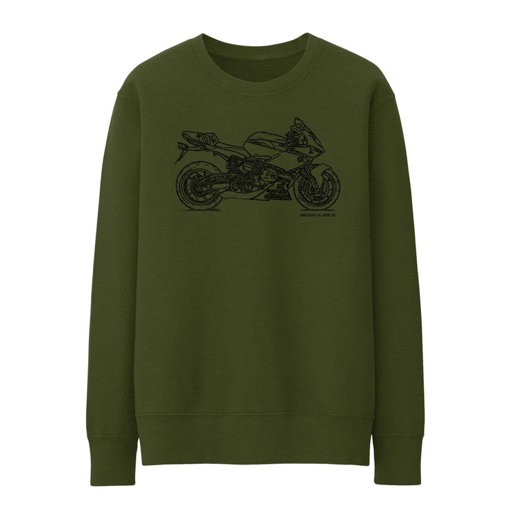 JL Illustration For A BMW HP2 Sport Motorbike Fan Jumper