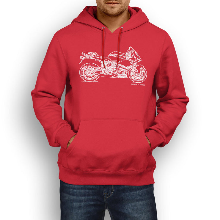 JL Illustration For A BMW HP2 Sport Motorbike Fan Hoodie