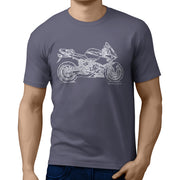 JL Illustration For A BMW HP2 Sport Motorbike Fan T-shirt