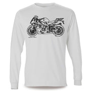 JL Illustration For A BMW HP4 Motorbike Fan LS-Tshirt