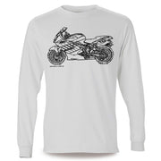 JL Illustration For A BMW K1200S Motorbike Fan LS-Tshirt