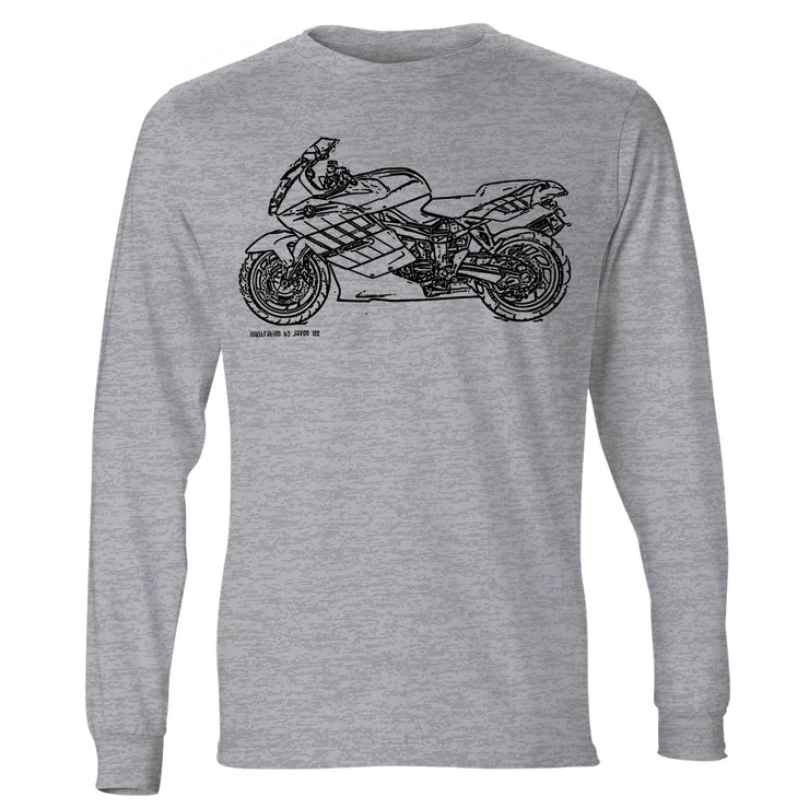 JL Illustration For A BMW K1200S Motorbike Fan LS-Tshirt