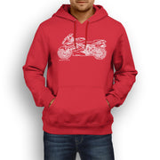 JL Illustration For A BMW K1200S Motorbike Fan Hoodie