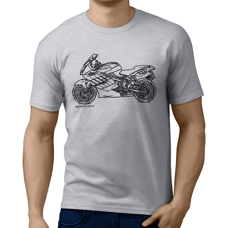 JL Illustration For A BMW K1200S Motorbike Fan T-shirt