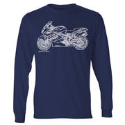 JL Illustration For A BMW K1200S Motorbike Fan LS-Tshirt