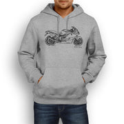 JL Illustration For A BMW K1300S Motorbike Fan Hoodie