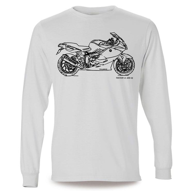 JL Illustration For A BMW K1300S Motorbike Fan LS-Tshirt