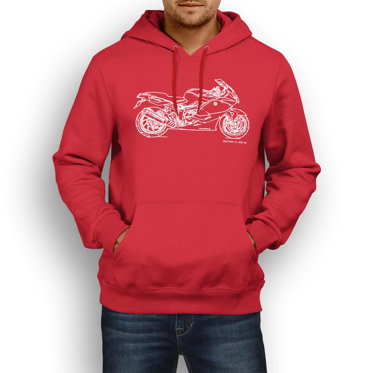 JL Illustration For A BMW K1300S Motorbike Fan Hoodie