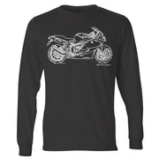 JL Illustration For A BMW K1300S Motorbike Fan LS-Tshirt