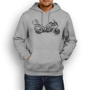 JL Illustration For A BMW K1600GTL Motorbike Fan Hoodie