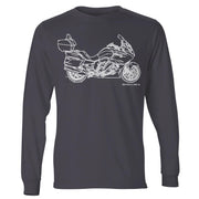 JL Illustration For A BMW K1600GTL Motorbike Fan LS-Tshirt