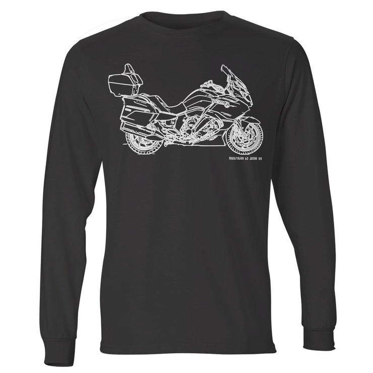 JL Illustration For A BMW K1600GTL Motorbike Fan LS-Tshirt