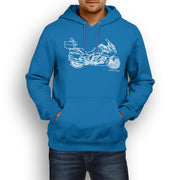 JL Illustration For A BMW K1600GTL Motorbike Fan Hoodie