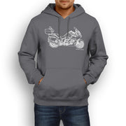 JL Illustration For A BMW K1600GTL Motorbike Fan Hoodie