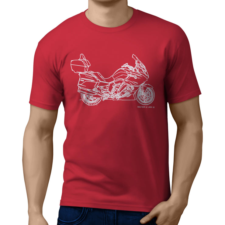 JL Illustration For A BMW K1600GTL Motorbike Fan T-shirt