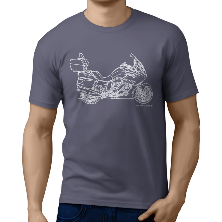 JL Illustration For A BMW K1600GTL Motorbike Fan T-shirt