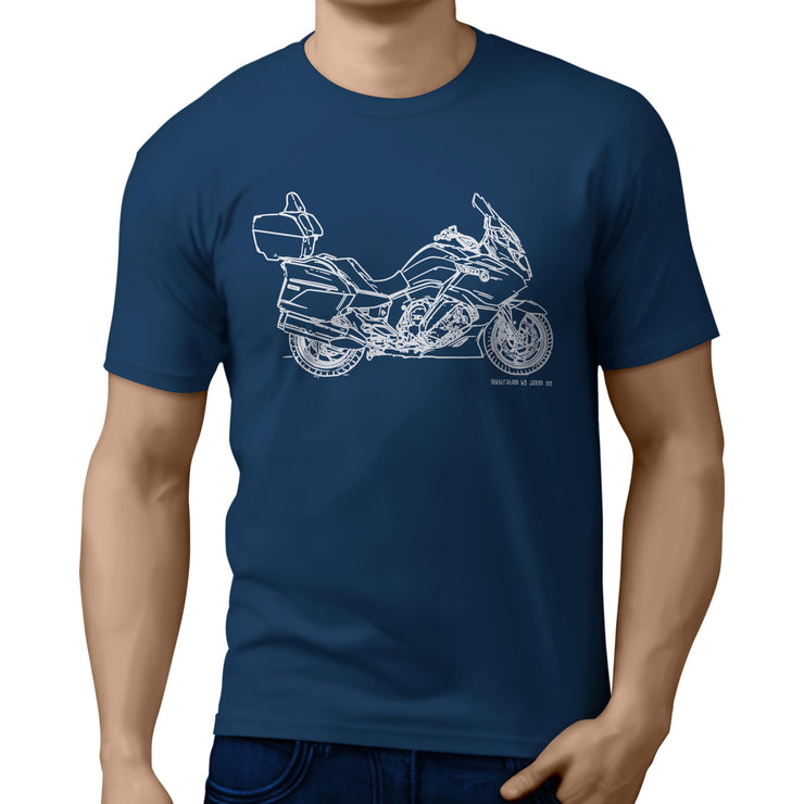 JL Illustration For A BMW K1600GTL Motorbike Fan T-shirt