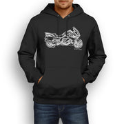 JL Illustration For A BMW K1600GT Motorbike Fan Hoodie