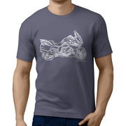 JL Illustration For A BMW K1600GT Motorbike Fan T-shirt