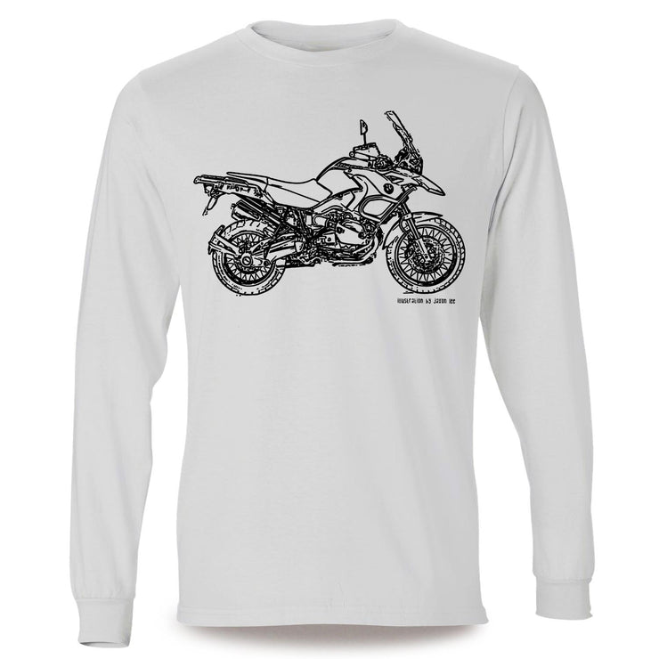 JL Illustration For A BMW R1200GS 2011 Motorbike Fan LS-Tshirt