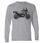 JL Illustration For A BMW R1200GS 2011 Motorbike Fan LS-Tshirt