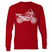 JL Illustration For A BMW R1200GS 2011 Motorbike Fan LS-Tshirt