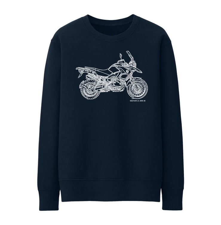 JL Illustration For A BMW R1200GS 2011 Motorbike Fan Jumper