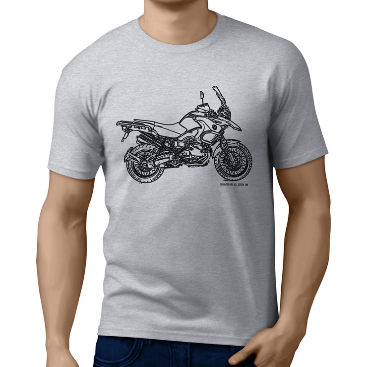 JL Illustration For A BMW R1200GS 2011 Motorbike Fan T-shirt