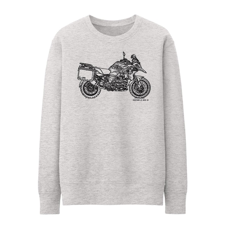 JL Illustration For A BMW R1200GS 2017 Motorbike Fan Jumper