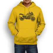 JL Illustration For A BMW R1200GS 2017 Motorbike Fan Hoodie