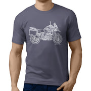 JL Illustration For A BMW R1200GS 2017 Motorbike Fan T-shirt