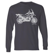 JL Illustration For A BMW R1200GS Adventure 2012 Motorbike Fan LS-Tshirt