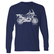 JL Illustration For A BMW R1200GS Adventure 2012 Motorbike Fan LS-Tshirt