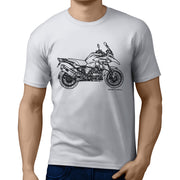 JL Illustration For A BMW R1200GS Adventure 2013 Motorbike Fan T-shirt