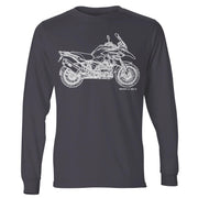 JL Illustration For A BMW R1200GS Adventure 2013 Motorbike Fan LS-Tshirt